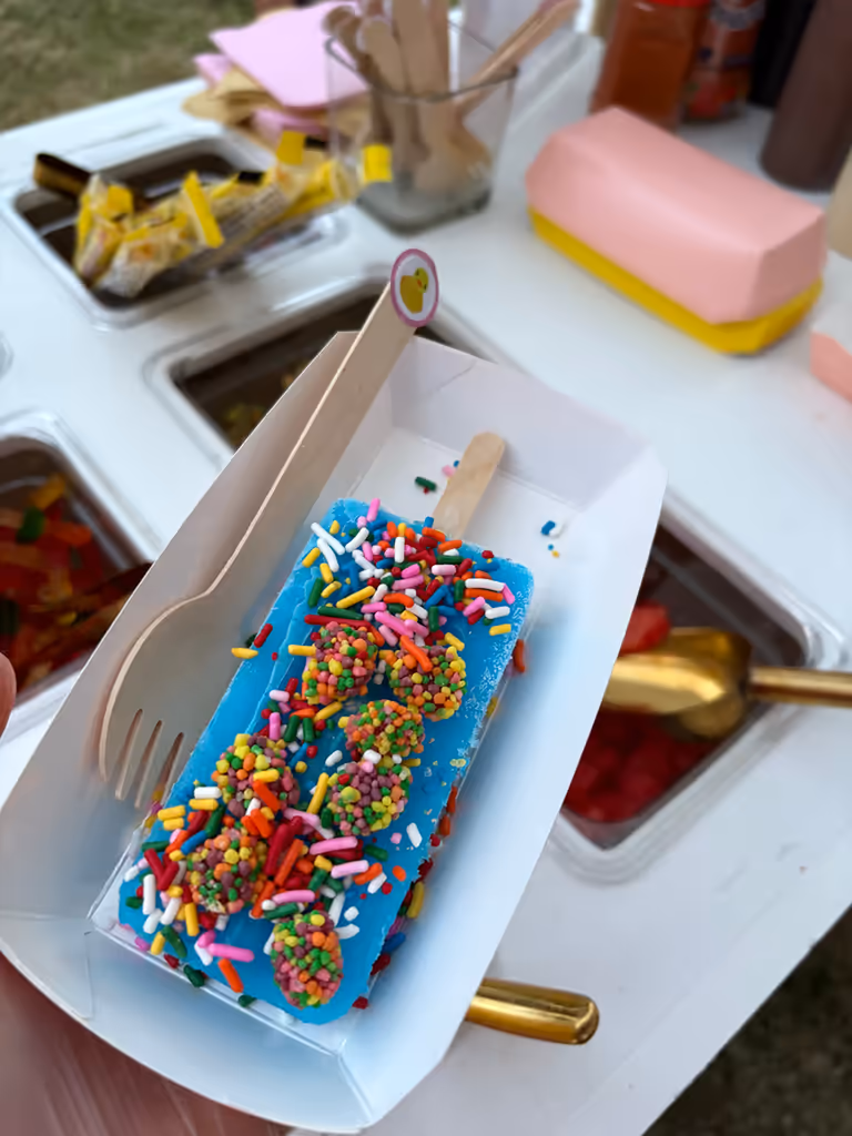 Paletas locas with chamoy and candy